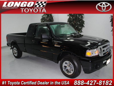 ford ranger 2009 black xlt gasoline 6 cylinders 2 wheel drive automatic 91731