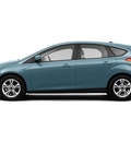 ford focus 2012 lt  blue hatchback se gasoline 4 cylinders front wheel drive not specified 46168