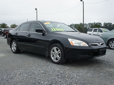 honda accord 2007 black sedan special edition gasoline 4 cylinders front wheel drive automatic 27569