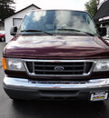 ford econoline wagon 2007 dk  red van xlt sd gasoline 8 cylinders rear wheel drive automatic 45005
