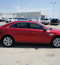 ford taurus 2011 red sedan sel gasoline 6 cylinders front wheel drive automatic 76108