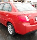 kia rio 2010 red sedan gasoline 4 cylinders front wheel drive not specified 43228