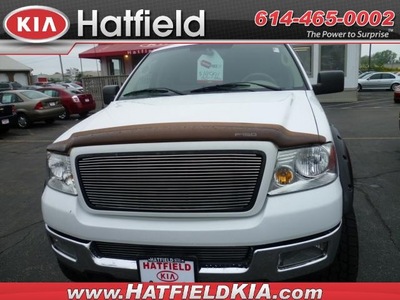 ford f 150 2004 white pickup truck xlt gasoline 8 cylinders 4 wheel drive automatic 43228