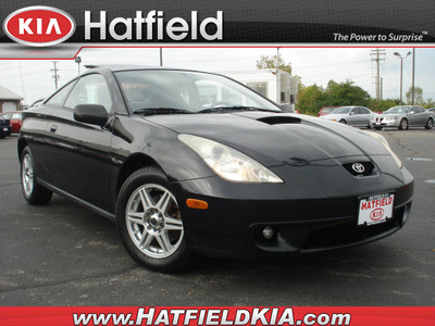 toyota celica 2001 black hatchback gt gasoline 4 cylinders dohc front wheel drive automatic with overdrive 43228
