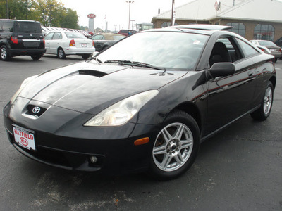 toyota celica 2001 black hatchback gt gasoline 4 cylinders dohc front wheel drive automatic with overdrive 43228