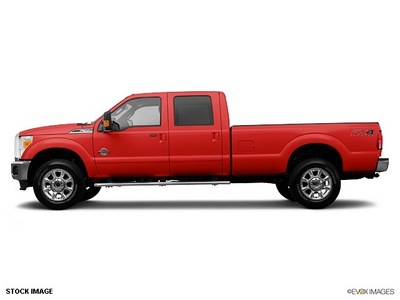 ford f 350 super duty 2012 red 4wd crew cab 156 lariat biodiesel 8 cylinders 4 wheel drive shiftable automatic 56301