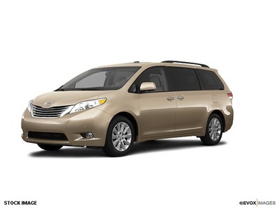 toyota sienna 2011 tan van le 7 passenger gasoline 6 cylinders all whee drive not specified 55448