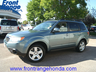 subaru forester 2009 sage green suv 2 5 x premium gasoline 4 cylinders all whee drive automatic 80910