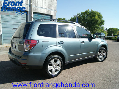 subaru forester 2009 sage green suv 2 5 x premium gasoline 4 cylinders all whee drive automatic 80910