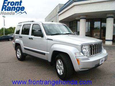 jeep liberty 2010 bright silver suv sport gasoline 6 cylinders 4 wheel drive automatic 80910