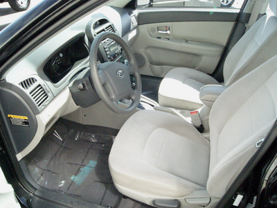 kia spectra 2009 black sedan ex gasoline 4 cylinders front wheel drive automatic 80905