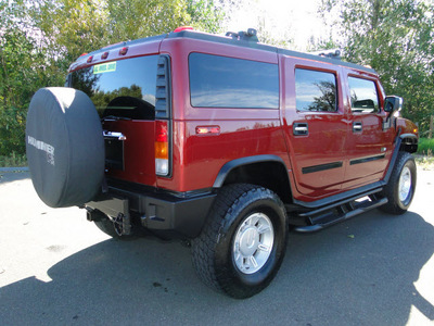 hummer h2 2003 maroon suv gasoline 8 cylinders 4 wheel drive automatic 98226