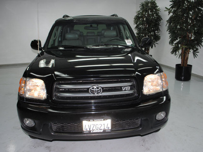 toyota sequoia 2002 black suv limited gasoline 8 cylinders rear wheel drive automatic 91731