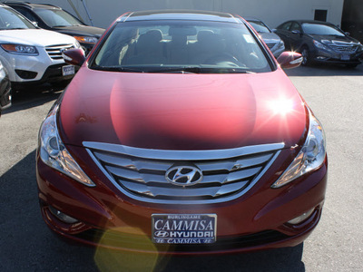 hyundai sonata 2012 dk  red sedan limited gasoline 4 cylinders front wheel drive automatic 94010