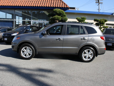 hyundai santa fe 2012 mineral gray suv limited gasoline 4 cylinders front wheel drive automatic 94010