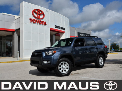 toyota 4runner 2011 blue suv trail edition gasoline 6 cylinders 4 wheel drive automatic 32771
