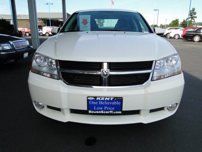 dodge avenger 2010 white sedan r t gasoline 4 cylinders front wheel drive 4 speed automatic 98032