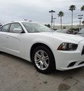 dodge charger 2011 white sedan se gasoline 6 cylinders rear wheel drive automatic 33157