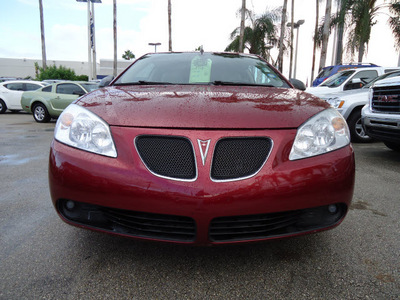 pontiac g6 2008 red coupe gt gasoline 6 cylinders front wheel drive automatic 33157