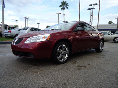 pontiac g6 2008 red coupe gt gasoline 6 cylinders front wheel drive automatic 33157