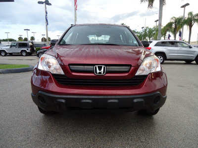 honda cr v 2008 red suv lx gasoline 4 cylinders front wheel drive automatic 33157