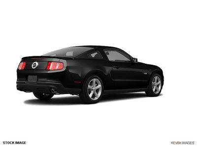 ford mustang 2012 black coupe gasoline 8 cylinders rear wheel drive 6 speed automatic 77388