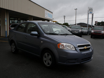 chevrolet aveo 2007 blue sedan ls gasoline 4 cylinders front wheel drive automatic 27215