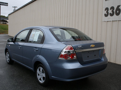 chevrolet aveo 2007 blue sedan ls gasoline 4 cylinders front wheel drive automatic 27215