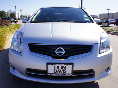 nissan sentra 2011 silver sedan 2 0 gasoline 4 cylinders front wheel drive automatic with overdrive 76018