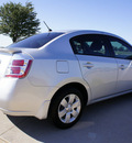 nissan sentra 2011 silver sedan 2 0 gasoline 4 cylinders front wheel drive automatic with overdrive 76018