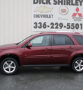 chevrolet equinox 2008 dk  red suv lt gasoline 6 cylinders 2 wheel drive automatic 27215