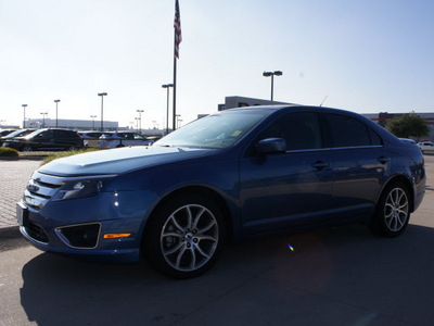 ford fusion 2010 blue sedan se gasoline 4 cylinders front wheel drive automatic 76018