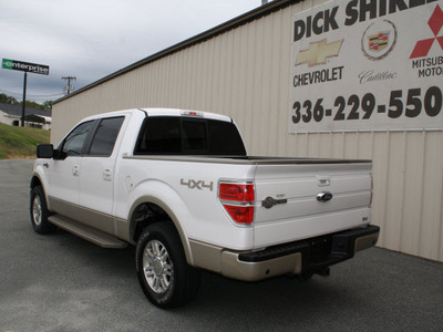 ford f 150 2010 white king ranch flex fuel 8 cylinders 4 wheel drive automatic 27215