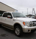 ford f 150 2010 white king ranch flex fuel 8 cylinders 4 wheel drive automatic 27215