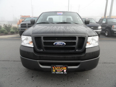 ford f 150 2008 black pickup truck xl gasoline 6 cylinders 2 wheel drive automatic 60915