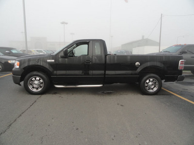 ford f 150 2008 black pickup truck xl gasoline 6 cylinders 2 wheel drive automatic 60915