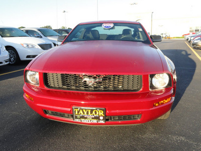 ford mustang 2009 red coupe gasoline 6 cylinders rear wheel drive 5 speed manual 60915