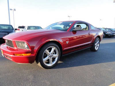 ford mustang 2009 red coupe gasoline 6 cylinders rear wheel drive 5 speed manual 60915