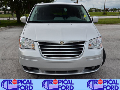 chrysler town country 2010 silver van touring gasoline 6 cylinders front wheel drive automatic 32837