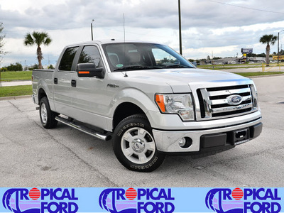 ford f 150 2010 silver xlt gasoline 8 cylinders 2 wheel drive automatic 32837