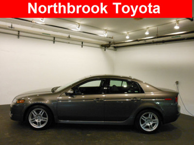 acura tl 2007 lt  brown sedan w navi gasoline 6 cylinders front wheel drive automatic 60062