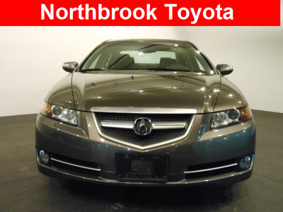 acura tl 2007 lt  brown sedan w navi gasoline 6 cylinders front wheel drive automatic 60062