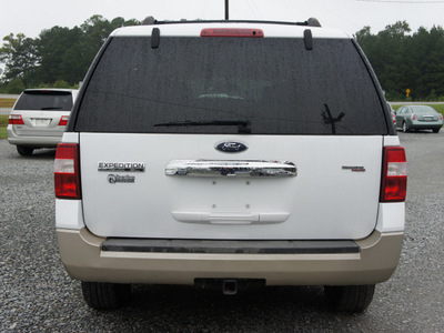 ford expedition el 2007 white suv eddie bauer gasoline 8 cylinders rear wheel drive automatic 27569