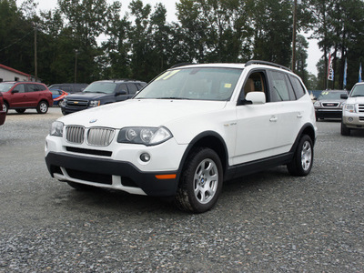 bmw x3 2007 white suv 3 0si gasoline 6 cylinders all whee drive automatic 27569