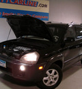 hyundai tucson 2005 black suv gasoline 4 cylinders 2 wheel drive automatic 55305