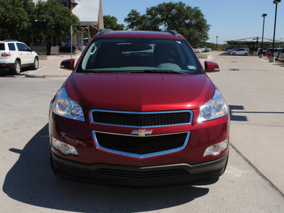 chevrolet traverse 2011 red lt gasoline 6 cylinders front wheel drive automatic 76087