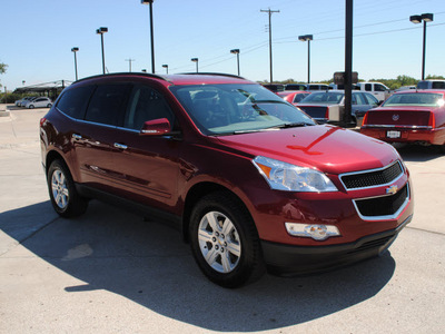 chevrolet traverse 2011 red lt gasoline 6 cylinders front wheel drive automatic 76087