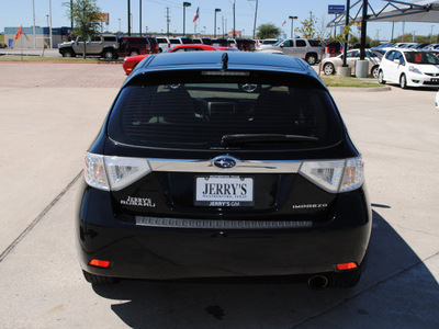 subaru impreza 2009 black hatchback gasoline 4 cylinders all whee drive automatic 76087