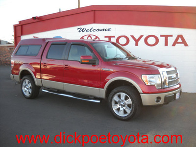 ford f 150 2010 red flex fuel 8 cylinders 4 wheel drive automatic 79925