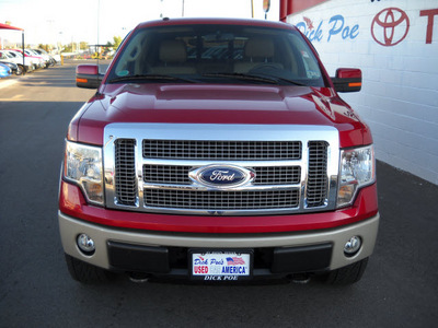 ford f 150 2010 red flex fuel 8 cylinders 4 wheel drive automatic 79925